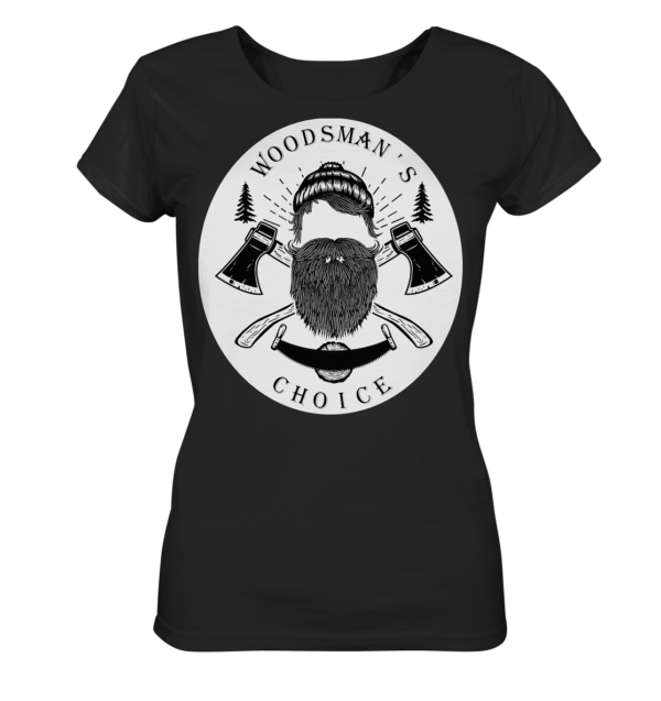 Woodsman's Choice Logo Shirt (rund) für Frauen - Organic Shirt versch. Farben