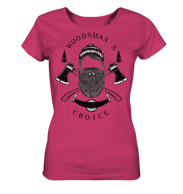 Woodsman's Choice Logo Shirt für Frauen - Organic Shirt versch. Farben