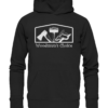 Woodsman's Choice 'Axt Hammer Säge' (helles Design) - Premium Unisex Hoodie – Bild 6