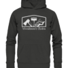 Woodsman's Choice 'Axt Hammer Säge' (helles Design) - Premium Unisex Hoodie – Bild 2