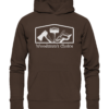 Woodsman's Choice 'Axt Hammer Säge' (helles Design) - Premium Unisex Hoodie – Bild 3