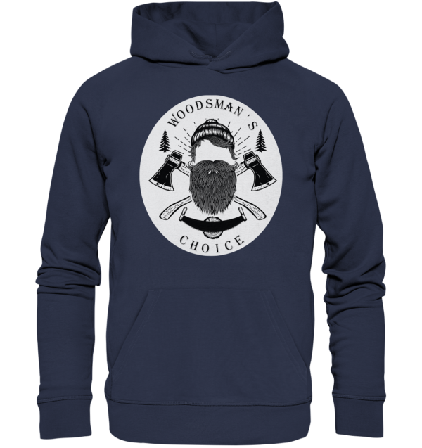 Woodsman's Choice Logo (rund) Hoodie Unisex - Premium Hoodie versch. Farben – Bild 2